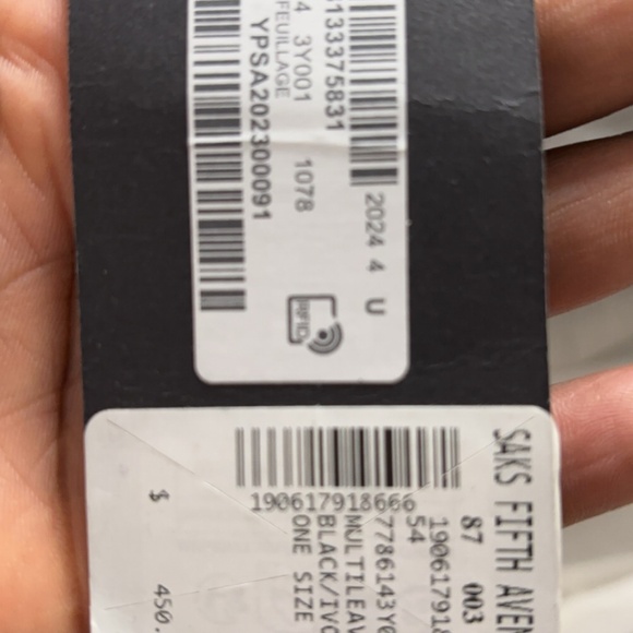 Saint Laurent silk scarf YSL - Picture 7 of 8